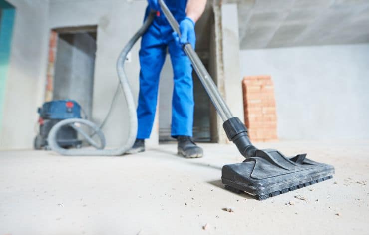 Nettoyage fin de chantier Aspiration sol